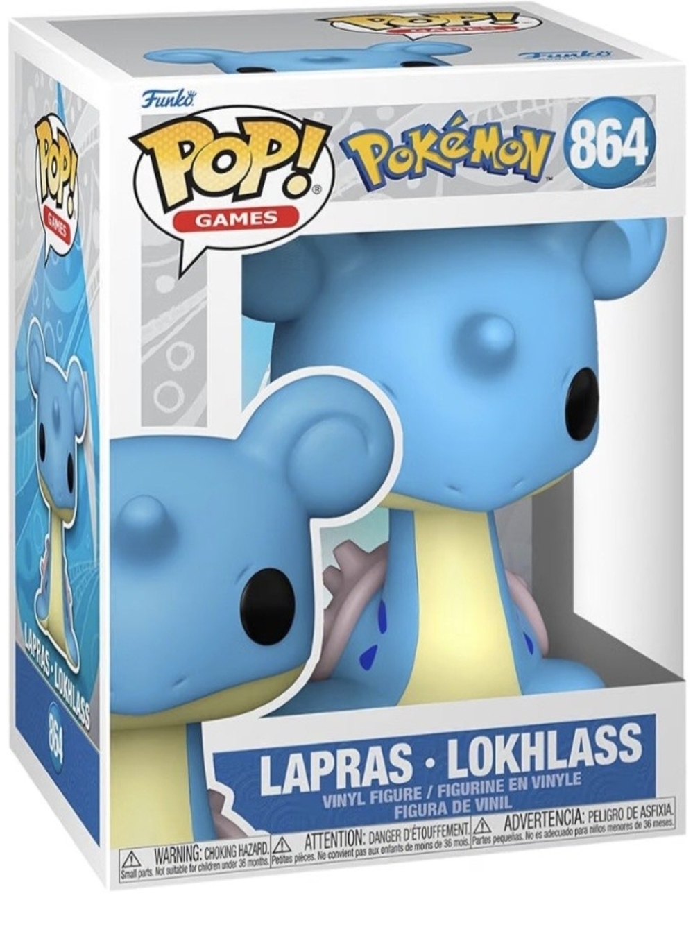 Funko POP! Pokémon Lapras #864 Vinyl Figure (In Glass Case)